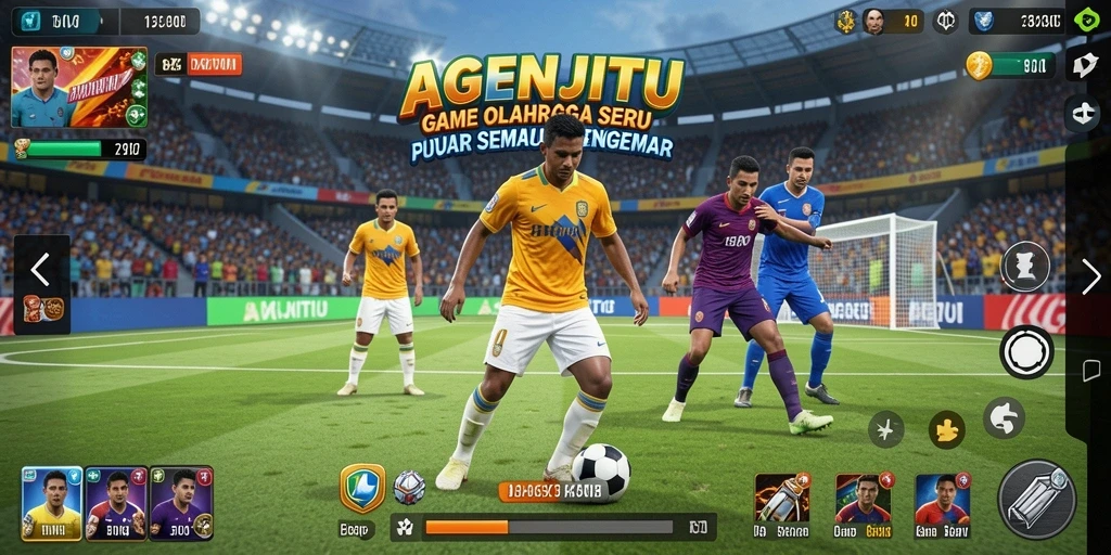 Tampilan dinamis dari gameplay <strong>AGENJITU</strong> yang memukau.