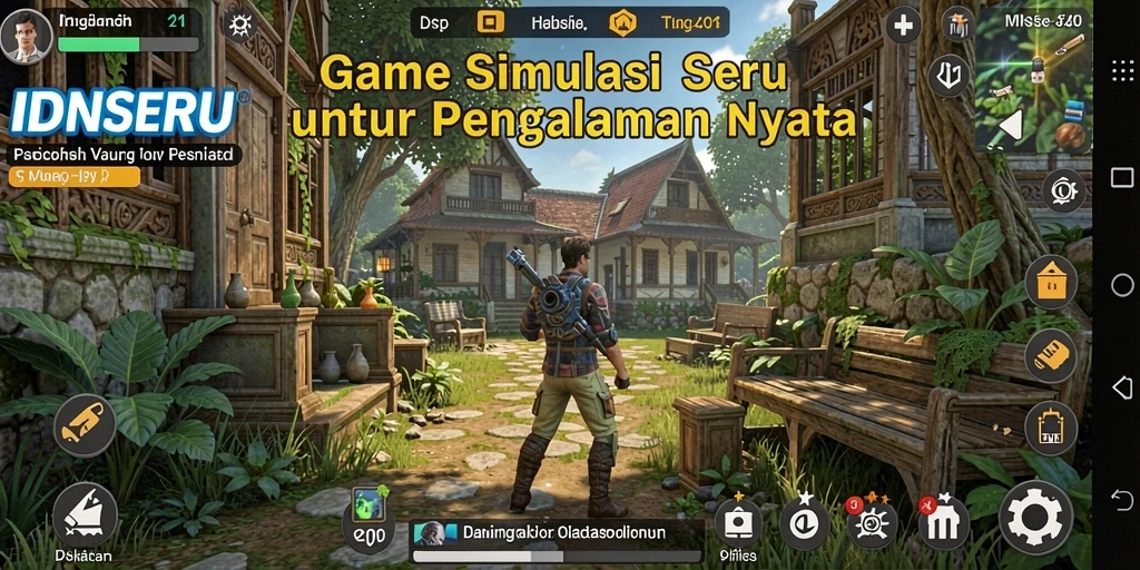 Tampilan gameplay dari IDNSERU yang memukau dan detail.
