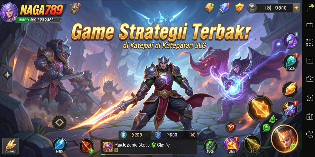 Screenshot gameplay NAGA789 yang menunjukkan pertempuran strategi.