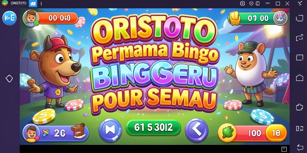 Tampilan gameplay Bingo ORISTOTO yang menarik dan interaktif.
