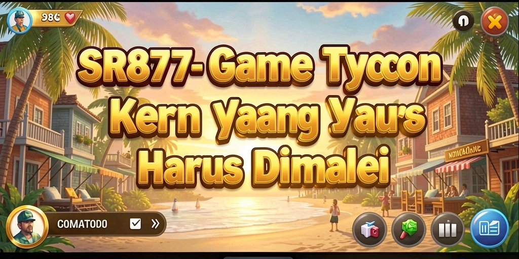 Screenshot menampilkan antarmuka seru dan gameplay Tycoon yang menarik.
